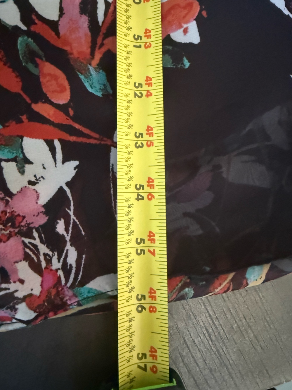 Black Floral Smocked Chiffon Tiered Boho Maxi Dress Ruffle Size Large - Picture 11 of 15